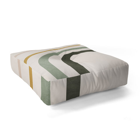 Gaite Minimal Geometric 50 Floor Pillow Square