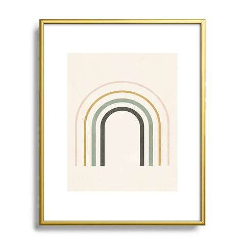 Gaite Minimal Geometric 50 Metal Framed Art Print