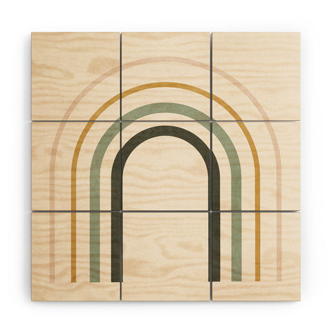 Gaite Minimal Geometric 50 Wood Wall Mural