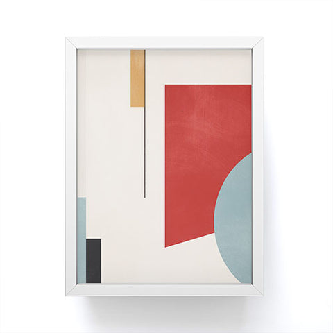 Gaite Minimal Geometric Abstraction Framed Mini Art Print