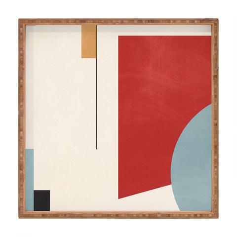 Gaite Minimal Geometric Abstraction Square Tray