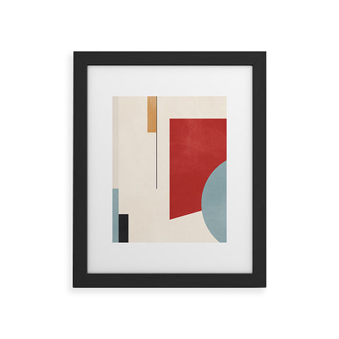 Gaite Minimal Geometric Abstraction Framed Art Print