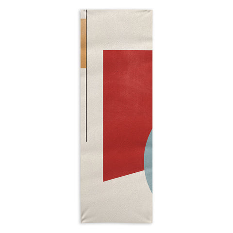 Gaite Minimal Geometric Abstraction Yoga Towel