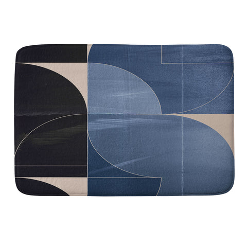 Gaite Minimal Geometric Shapes 218 Memory Foam Bath Mat