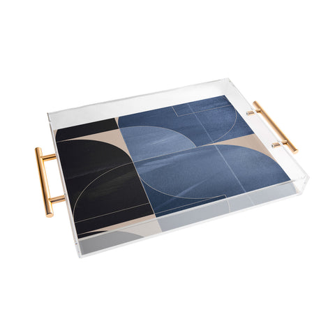 Gaite Minimal Geometric Shapes 218 Acrylic Tray