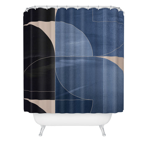 Gaite Minimal Geometric Shapes 218 Shower Curtain