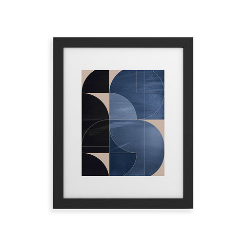 Gaite Minimal Geometric Shapes 218 Framed Art Print