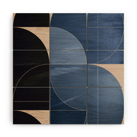 Gaite Minimal Geometric Shapes 218 Wood Wall Mural