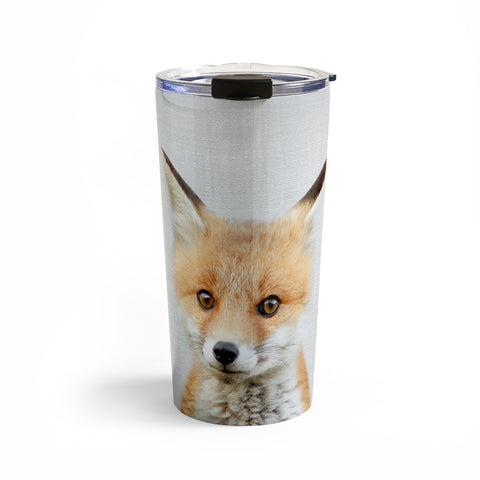 Gal Design Baby Fox Colorful Travel Mug
