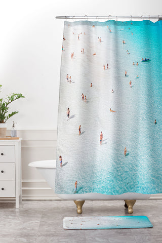Gal Design Beach Daydream Shower Curtain And Mat