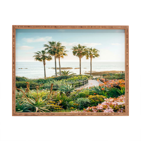 Gal Design Beachside Bloom Rectangular Tray