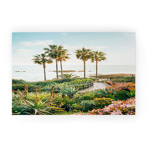Gal Design Beachside Bloom Welcome Mat