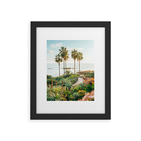 Gal Design Beachside Bloom Framed Art Print