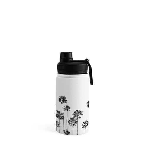 Gal Design Black And White Palms Water Bottle