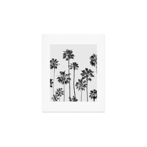 Gal Design Black And White Palms Art Print