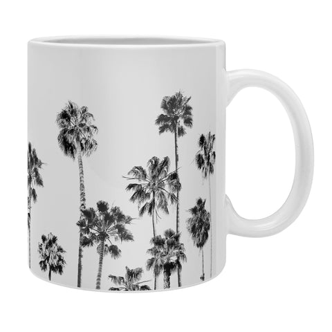 Gal Design Black And White Palms Coffee Mug