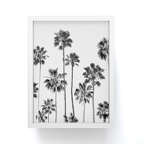 Gal Design Black And White Palms Framed Mini Art Print
