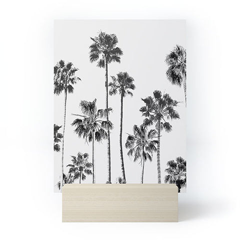 Gal Design Black And White Palms Mini Art Print