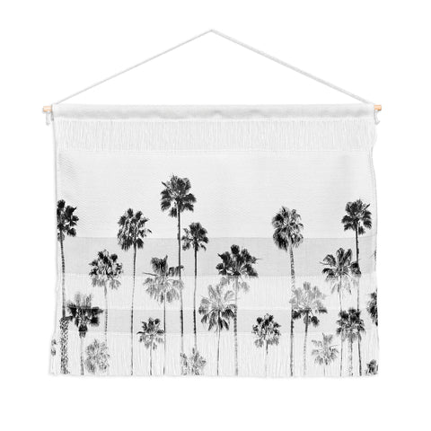 Gal Design Black And White Palms Wall Hanging Landscape