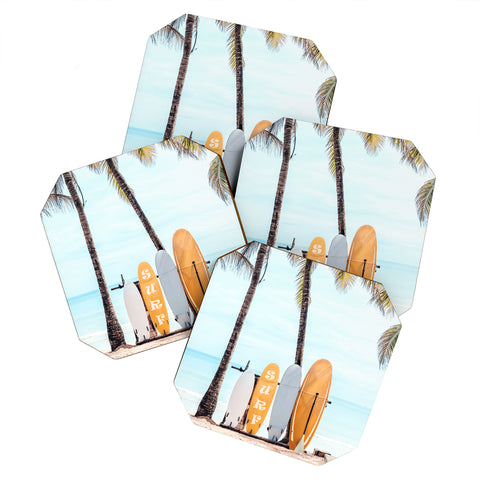 Gal Design Choose Your Surfboard Coaster Set