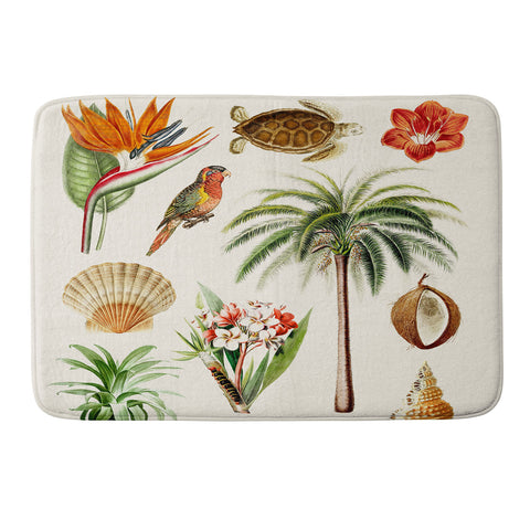 Gal Design Hawaii Collection Memory Foam Bath Mat