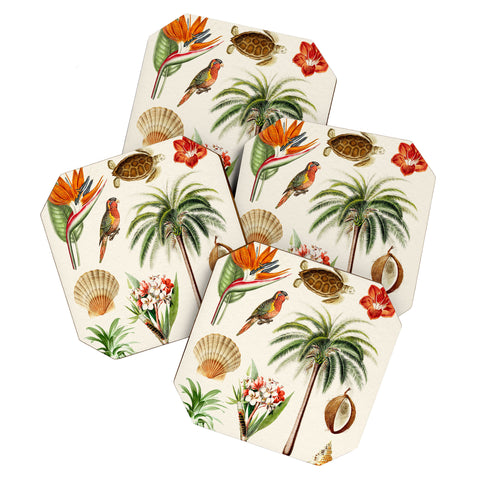 Gal Design Hawaii Collection Coaster Set
