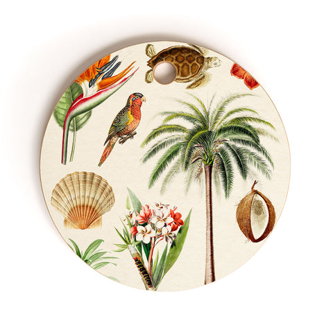 Gal Design Hawaii Collection Cutting Board Round