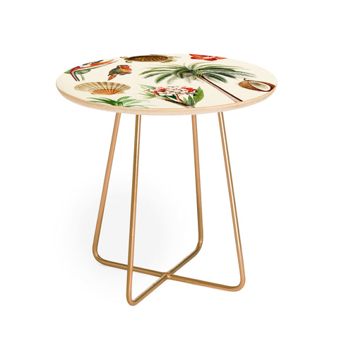 Gal Design Hawaii Collection Round Side Table