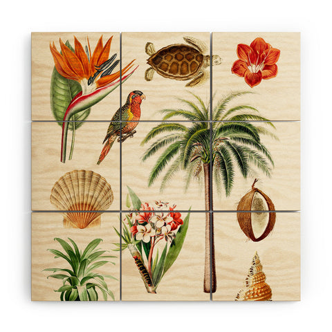 Gal Design Hawaii Collection Wood Wall Mural