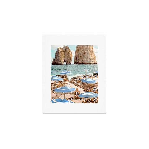 Gal Design La Fontelina Beach Art Print