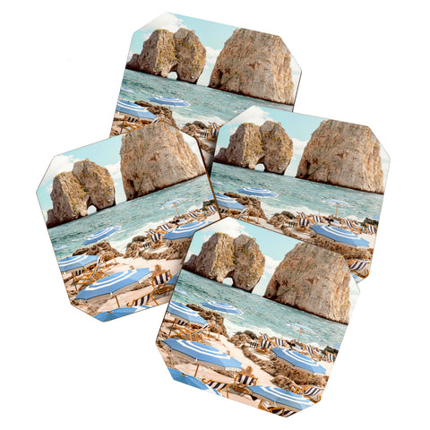 Gal Design La Fontelina Beach Coaster Set
