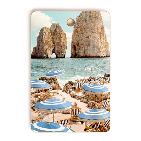 Gal Design La Fontelina Beach Cutting Board Rectangle