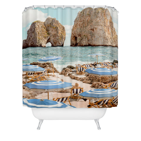 Gal Design La Fontelina Beach Shower Curtain