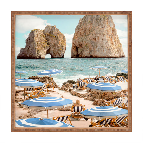 Gal Design La Fontelina Beach Square Tray