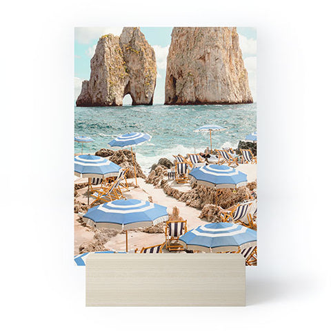 Gal Design La Fontelina Beach Mini Art Print