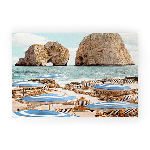 Gal Design La Fontelina Beach Welcome Mat