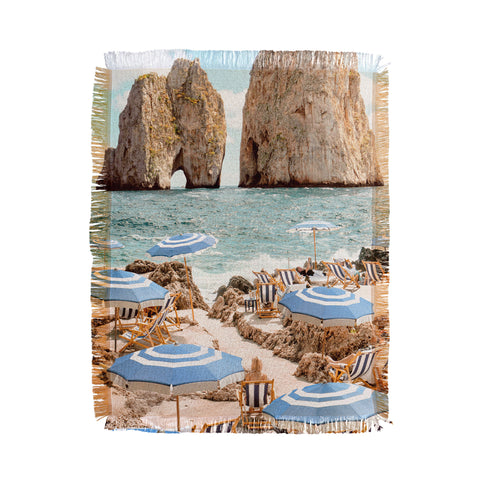 Gal Design La Fontelina Beach Throw Blanket