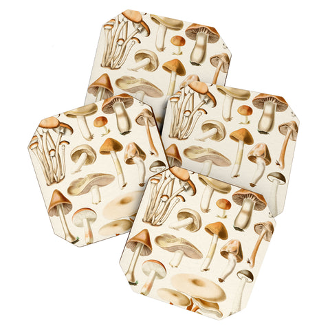 Gal Design Mushrooms Collection Coaster Set