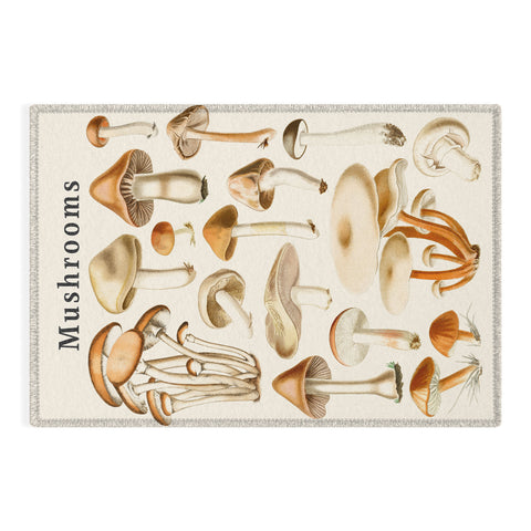 Gal Design Mushrooms Collection Outdoor Rug