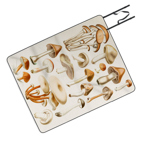 Gal Design Mushrooms Collection Picnic Blanket