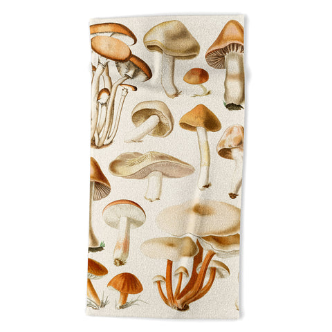 Gal Design Mushrooms Collection Beach Towel