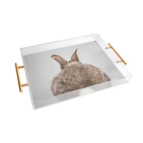 Gal Design Rabbit Tail Colorful Acrylic Tray