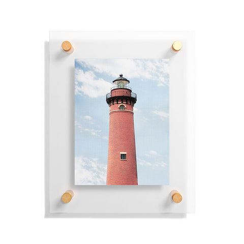 Gal Design Red Lighthouse Floating Acrylic Print