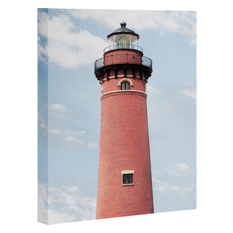Gal Design Red Lighthouse Art Canvas
