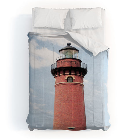 Gal Design Red Lighthouse Comforter