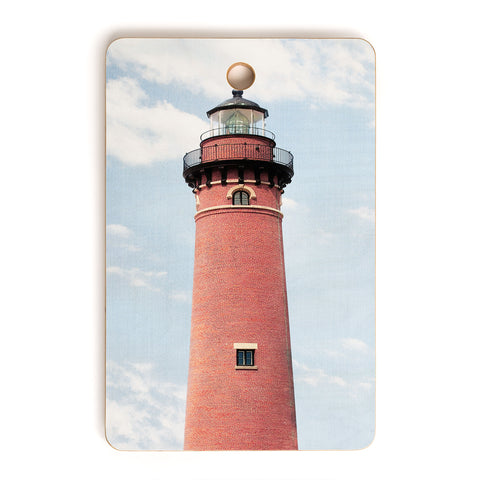 Gal Design Red Lighthouse Cutting Board Rectangle