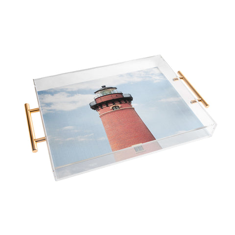 Gal Design Red Lighthouse Acrylic Tray