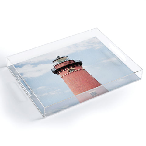 Gal Design Red Lighthouse Acrylic Tray