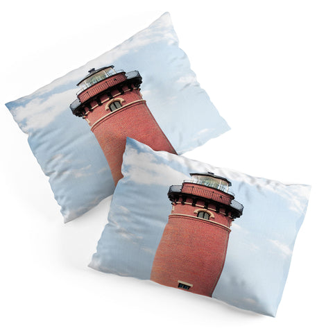 Gal Design Red Lighthouse Pillow Shams