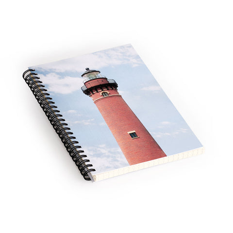Gal Design Red Lighthouse Spiral Notebook